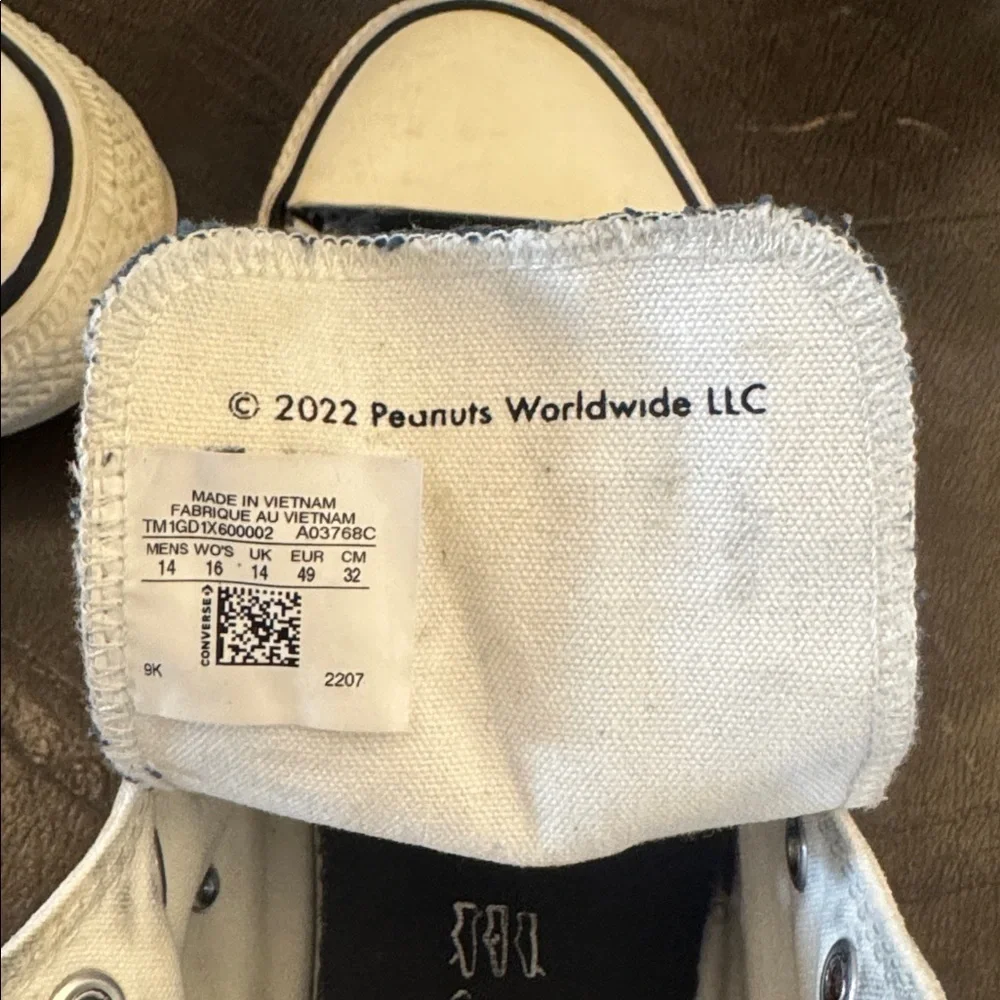 Converse all star Chuck Taylor Peanuts 2022 sneakers